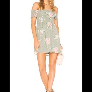 Show Me Your Mumu Dolly Smocked Dress Sweetheart Sage Coquette Cottage - Sz S